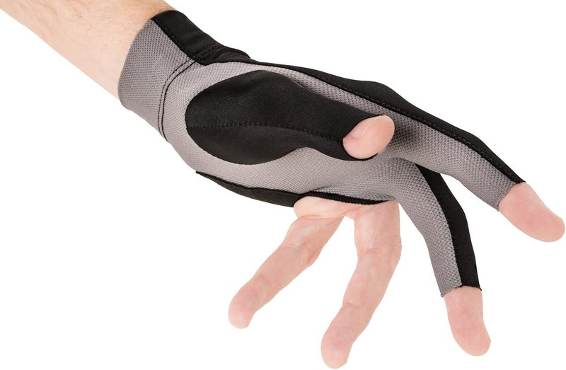 Predator Second Skin Billiard Glove Black and Gray: Fits Left Bridge Hand (Small/Medium) - Image 5